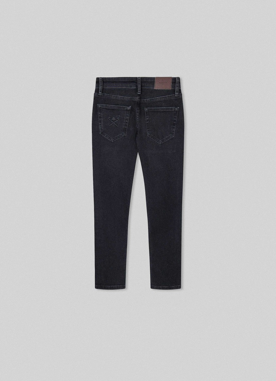 Gutter Hackett London | Svart Denim Slim Fit Jeans