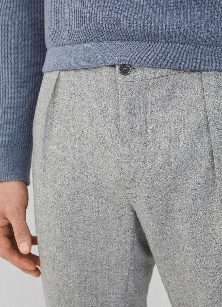 Klaer Hackett London | Avslappet Passform Ull Og Cashmere Joggere