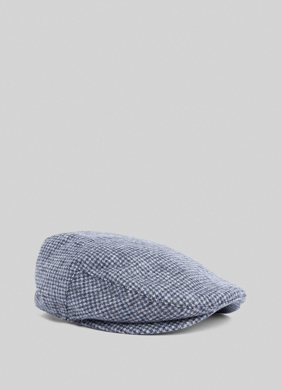 Tilbehor Hackett London | Sjekk Flat Cap