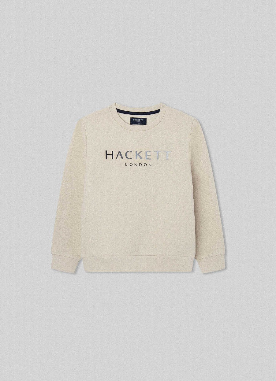 Gutter Hackett London | Slim Fit Sweatshirt Med Crew Neck