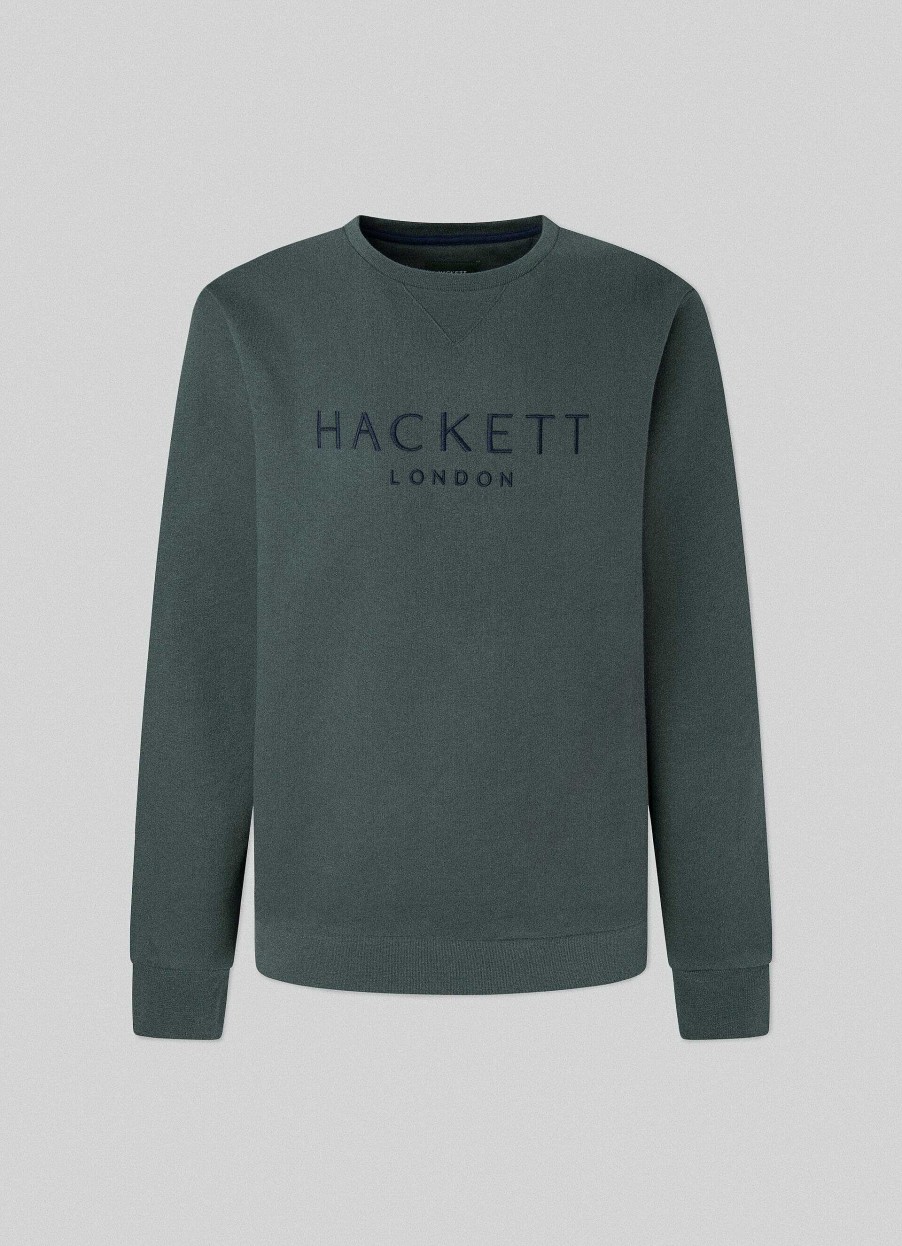 Klaer Hackett London | Classic Fit Sweatshirt Med Crew Neck