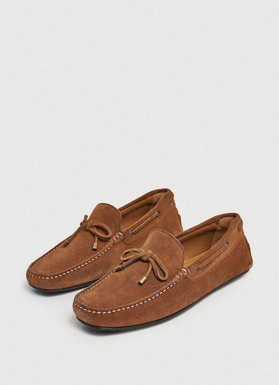 Sko Hackett London | Samede Driver Loafers