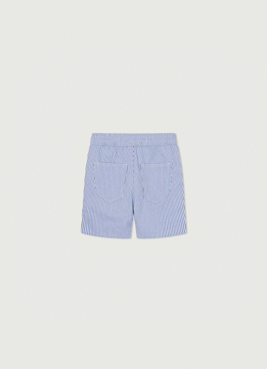 Gutter Hackett London | Slim Fit Stripet Seersucker Shorts