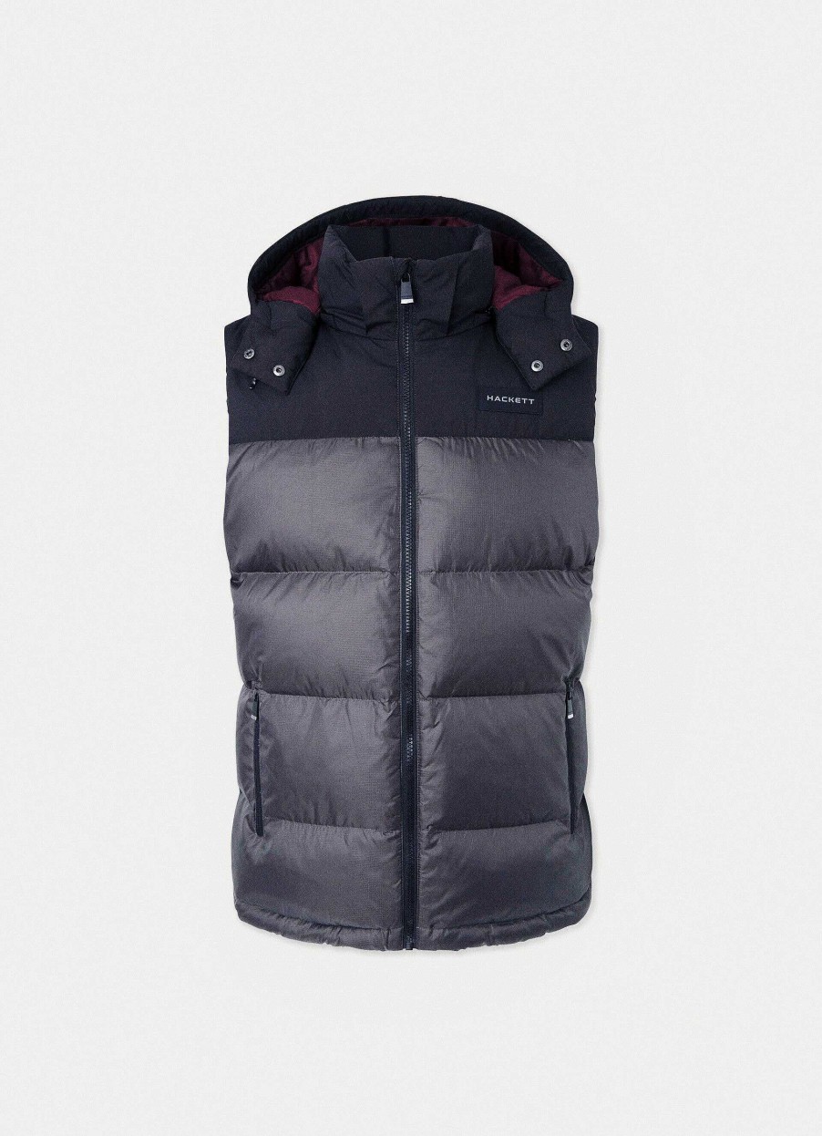 Klaer Hackett London | Hackett Sport To-Tone Puffer Gilet