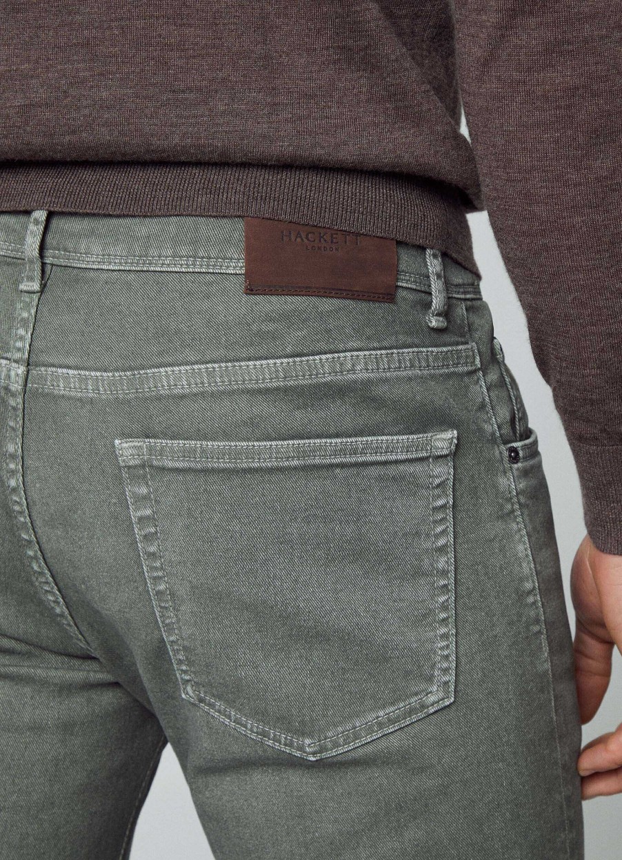 Klaer Hackett London | Slim Fit Pigment Twill Jeans