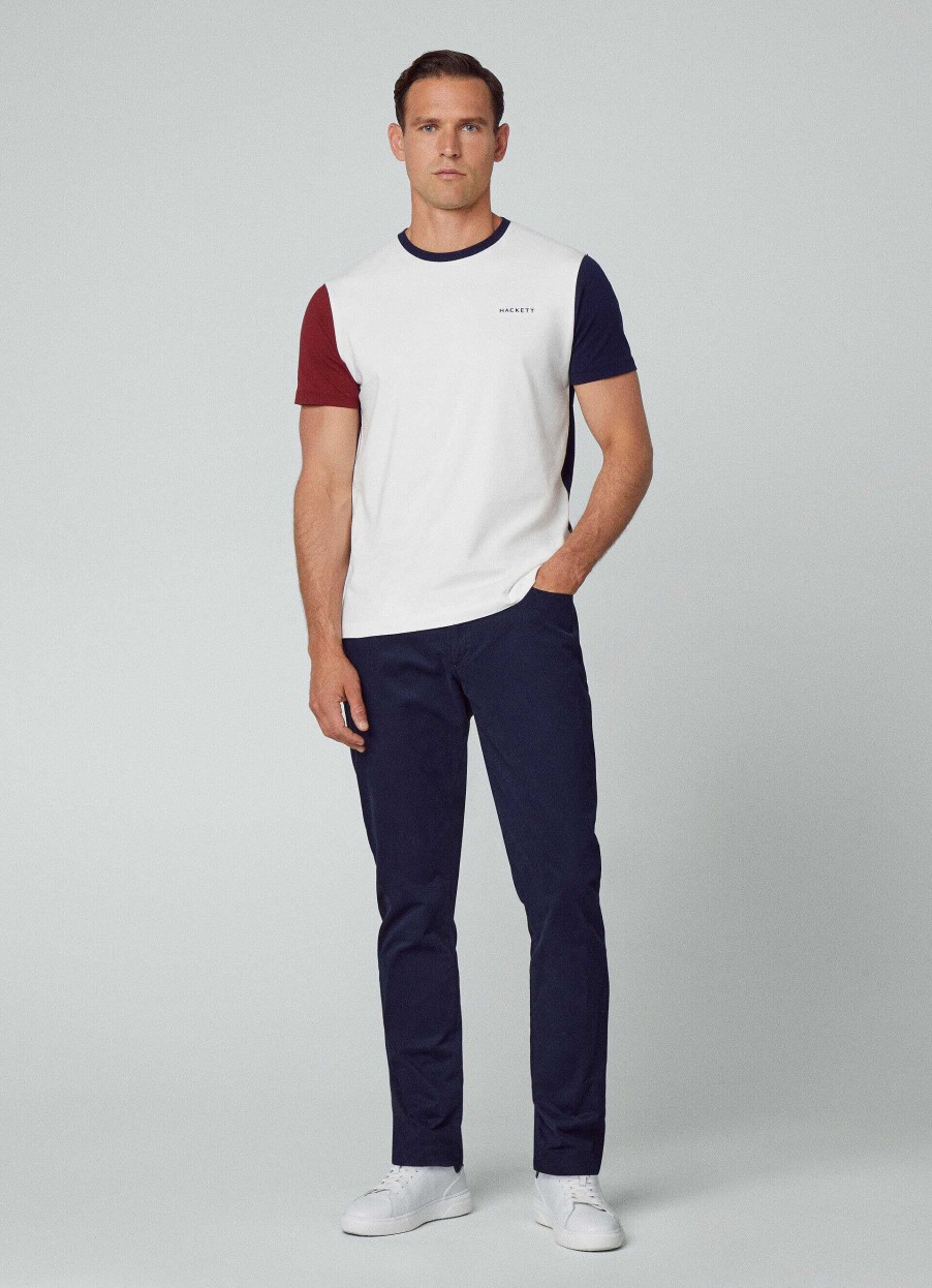 Klaer Hackett London | Heritage Farge Blokk T-Shirt