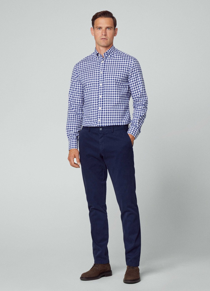 Klaer Hackett London | Slim Fit Gingham Skjorte