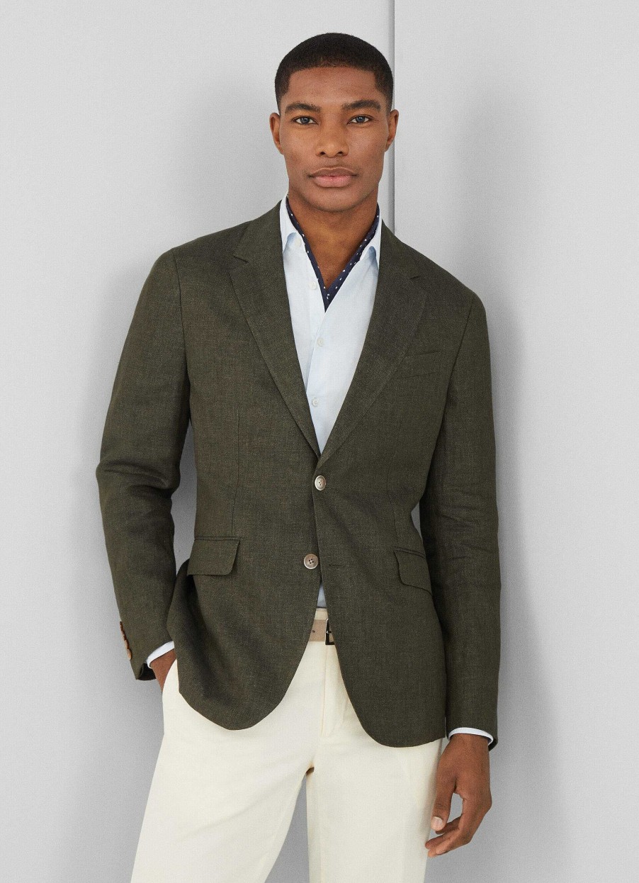 Klaer Hackett London | Classic Fit Linnblazer