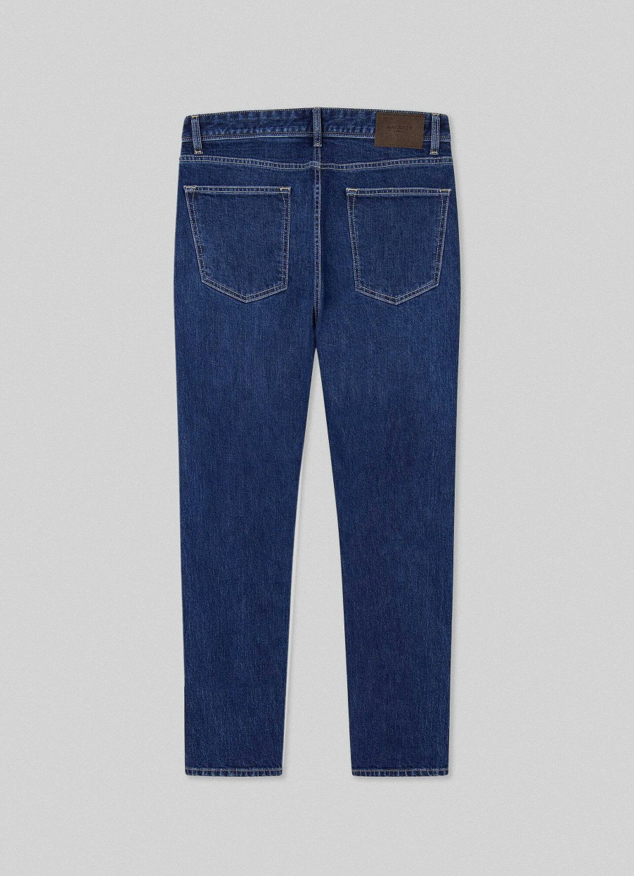 Klaer Hackett London | Classic Fit Vintage Wash Jeans