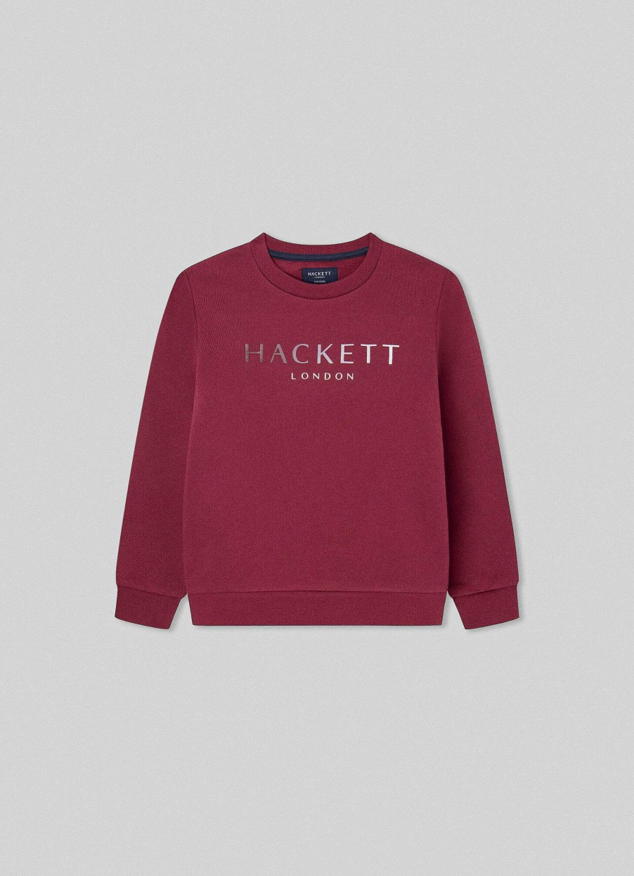 Gutter Hackett London | Slim Fit Sweatshirt Med Crew Neck