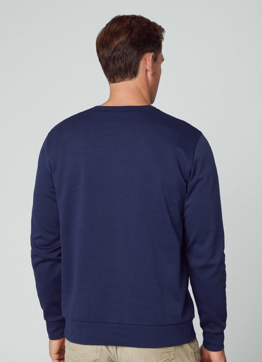 Klaer Hackett London | Classic Fit Sweatshirt Med Crew Neck