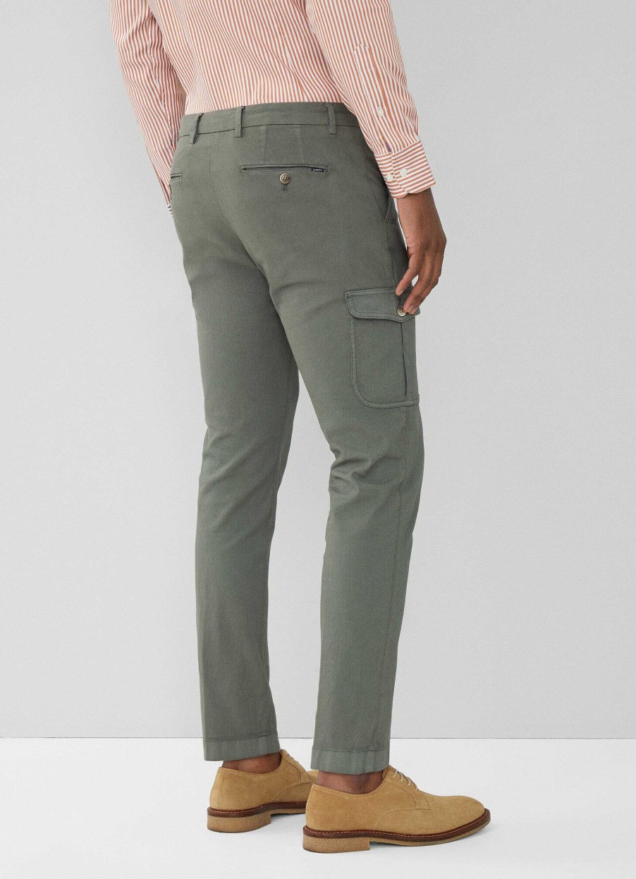 Klaer Hackett London | Slim Fit Cargo Bukse