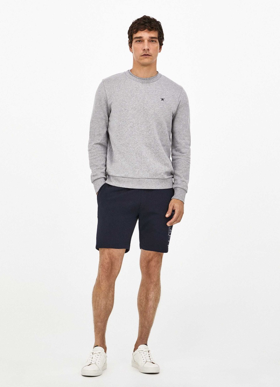 Klaer Hackett London | Brodert Fleece Sweatshirt