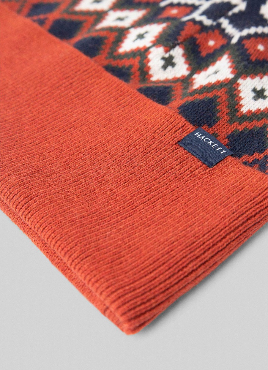 Gutter Hackett London | Fair Isle Design Beanie