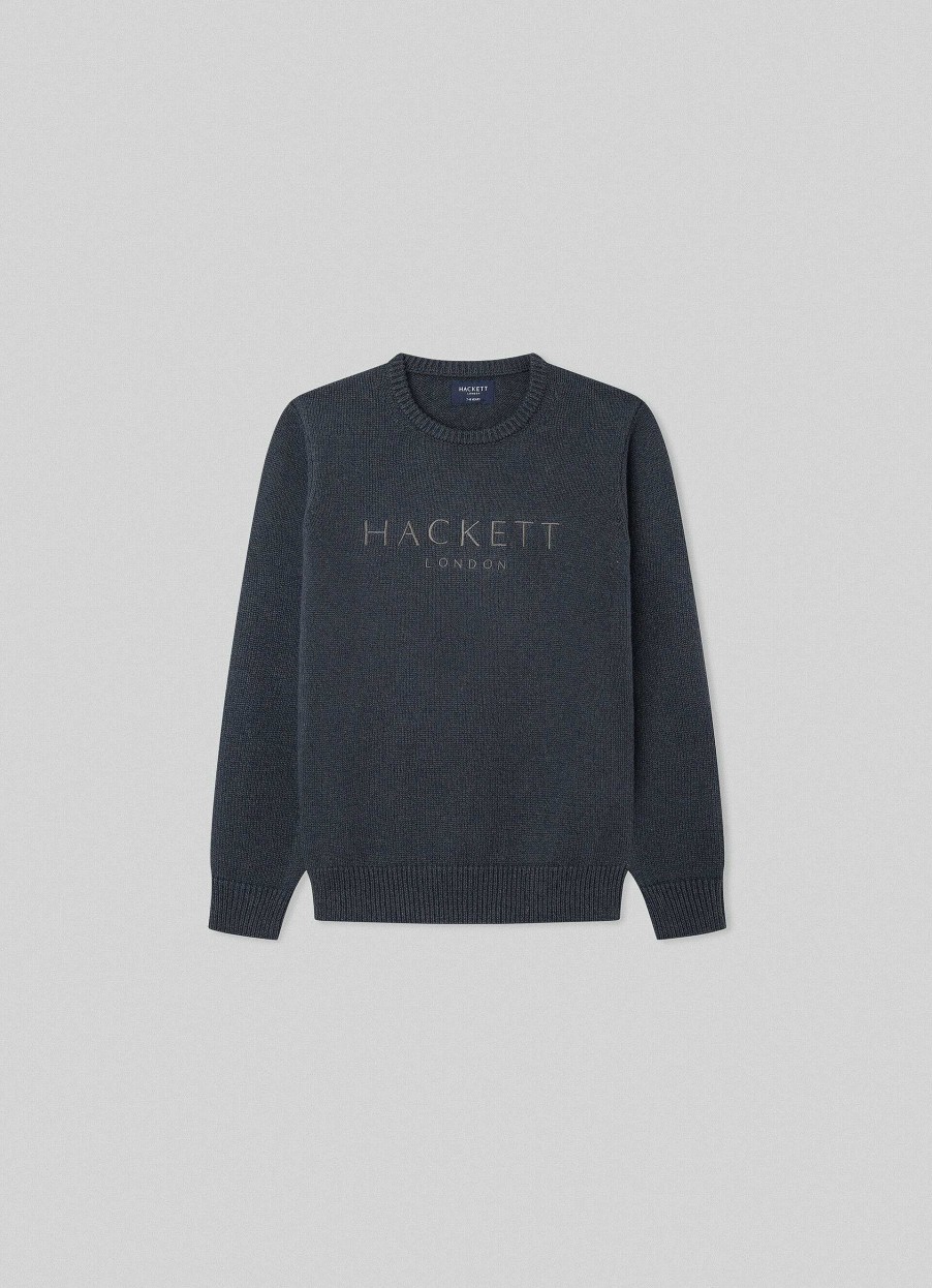 Gutter Hackett London | Oppvarmet Bomull/Ullljumper