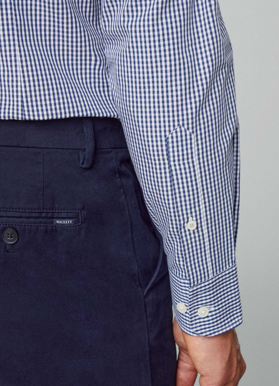 Klaer Hackett London | Slim Fit Gingham Skjorte