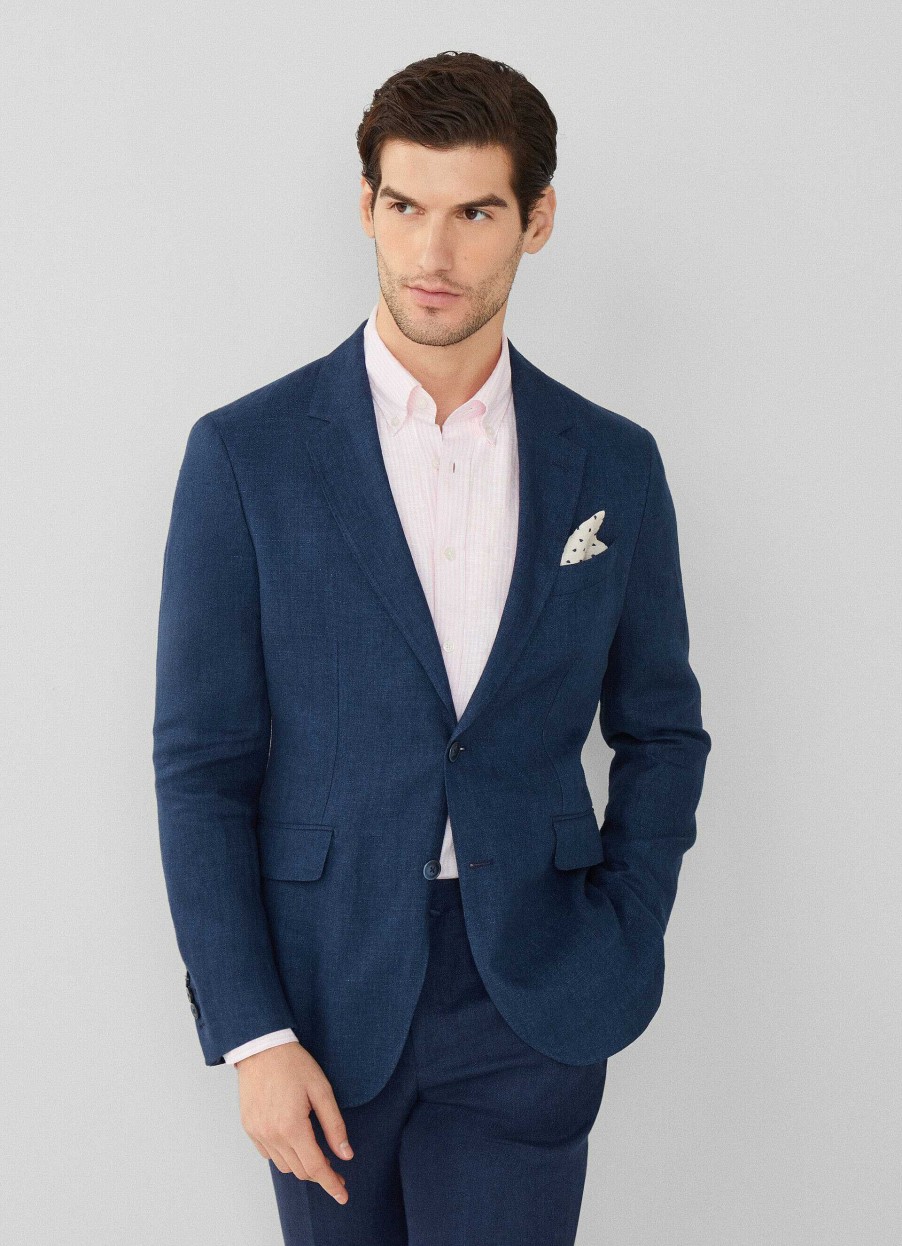 Klaer Hackett London | Classic Fit Linnblazer