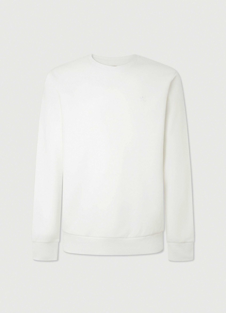 Klaer Hackett London | Classic Fit Sweatshirt Med Crew Neck